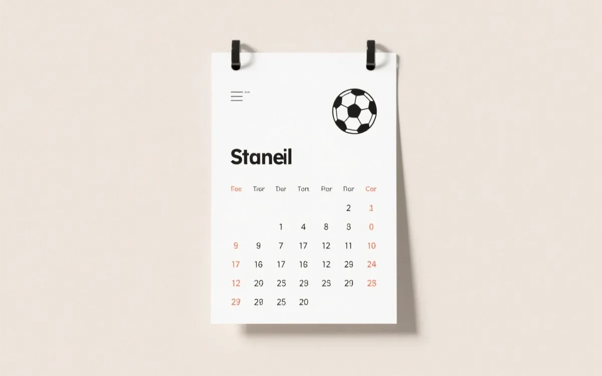 赛程与日历示意图